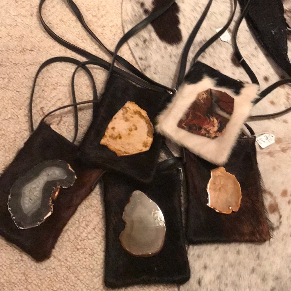 Cross Body Cowhide purse 👜